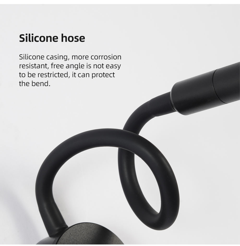 Meanyee 3W led wall mount sconces reading lamp flexible arm headboard lights