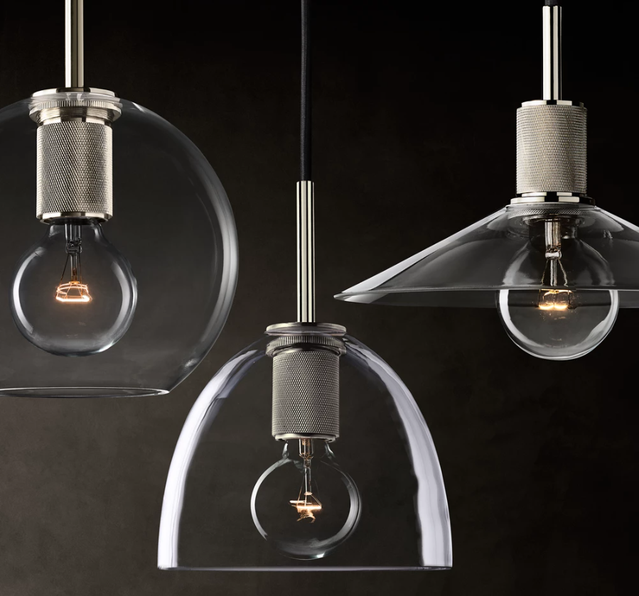 Custom Design Suction Hanging Dual-Purpose Chandelier Copper Warm Soft Bar Aisle Entrance Light Led Pendant Light