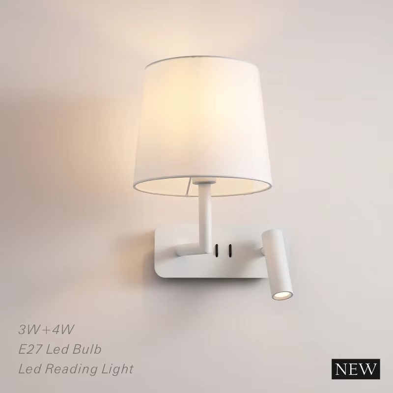 High quality aluminum led Wall reading light for bedroom