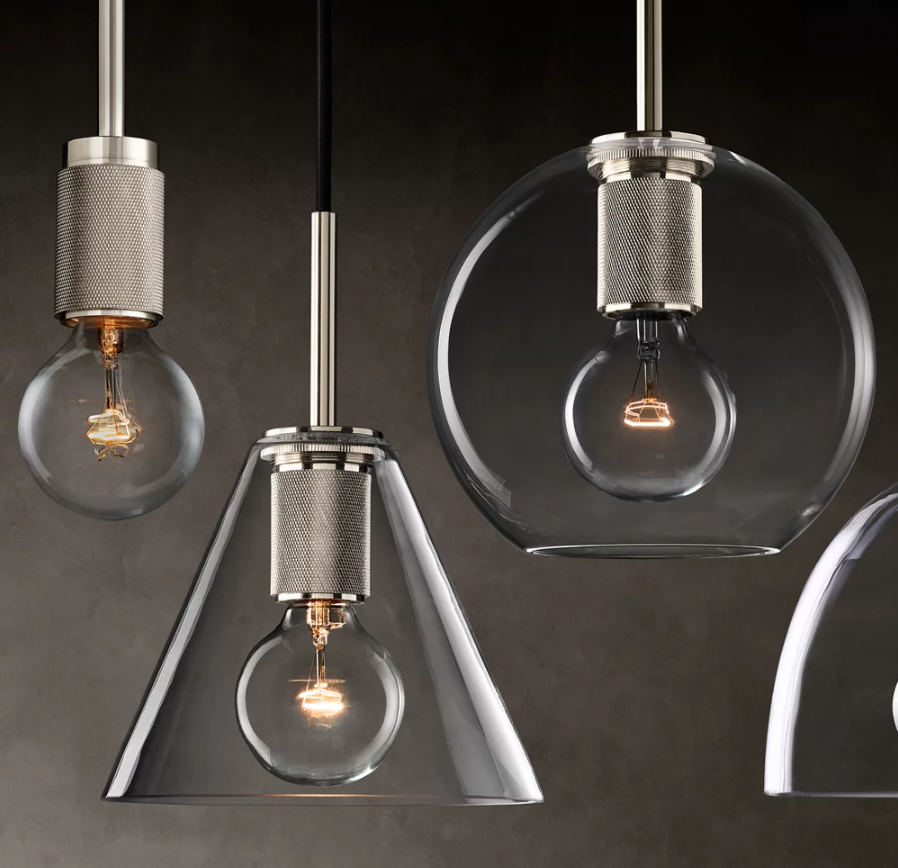 Custom Design Suction Hanging Dual-Purpose Chandelier Copper Warm Soft Bar Aisle Entrance Light Led Pendant Light