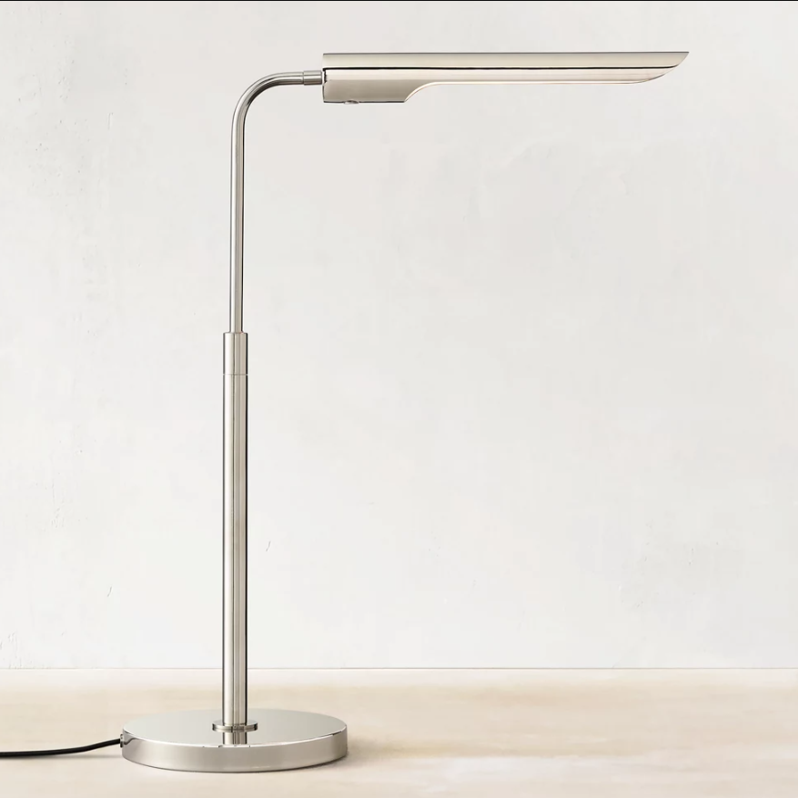 Decorative Desk Light Copper Base Slub Shape Brass Classic Table Lamp