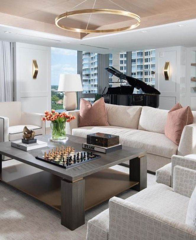 Farmhouse Modern minimalist round ring chandelier Industrial decorative black iron pendant lighting hanging chandelier lights