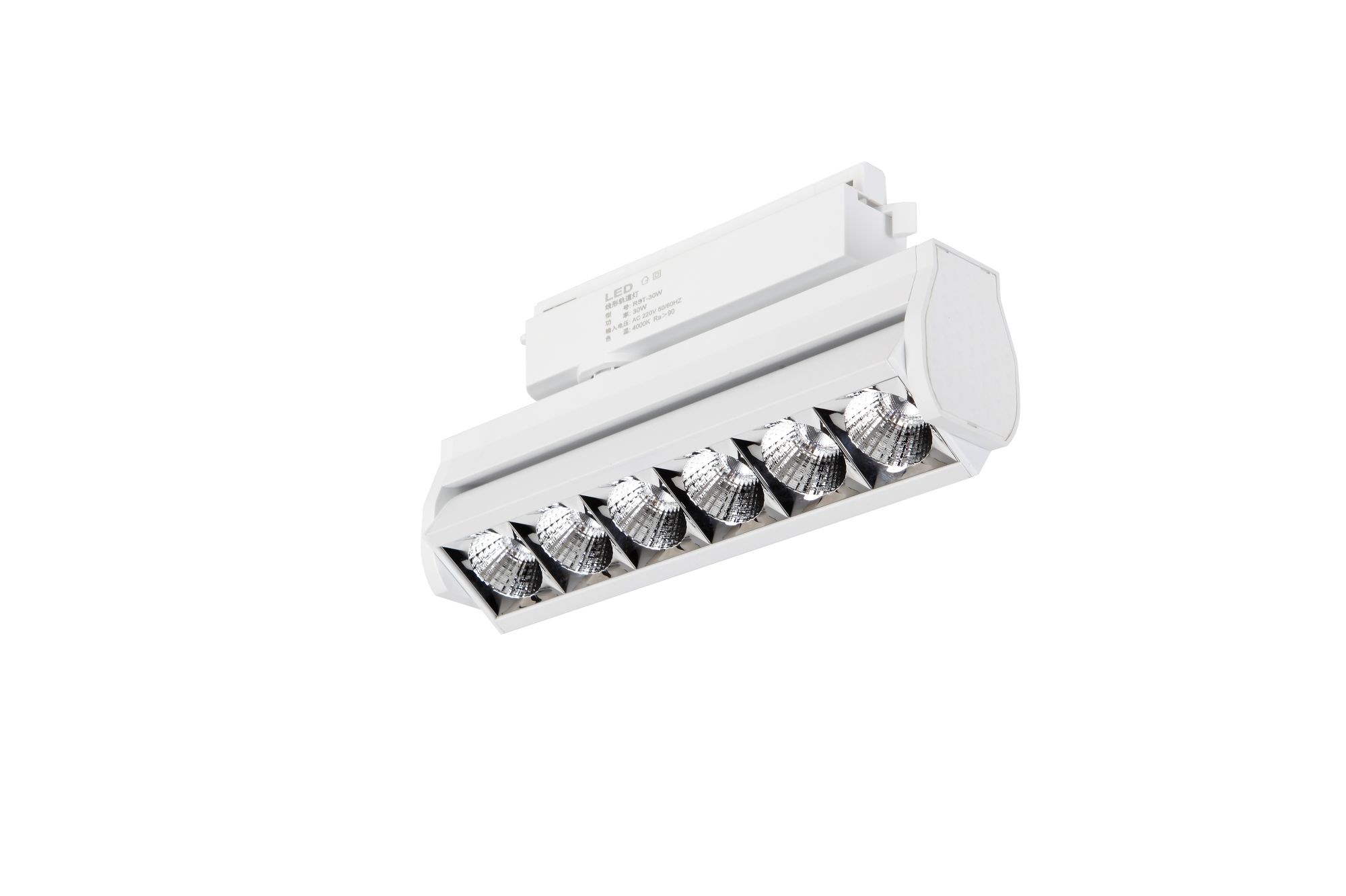 Adjustable linear track light for commercial shop mall clothing spot light warehouse office lamp 110V 220V