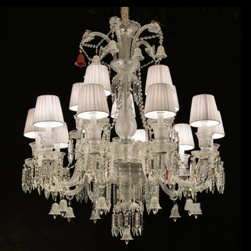Modern Luxury Crystal Chandelier Chrome Decorative Ceiling Light Fixture Customized Pendant for Hotel Lobby Ballroom Dining Room