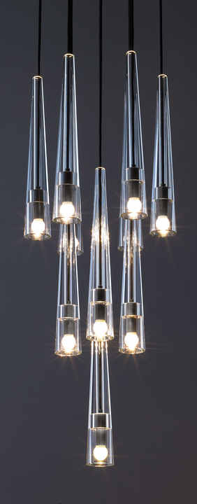 APOLLINAIRE Modern Contemporary Circular Brass Chandelier Adjustable Height E12 Bulb Base Warm White Light for Home Room