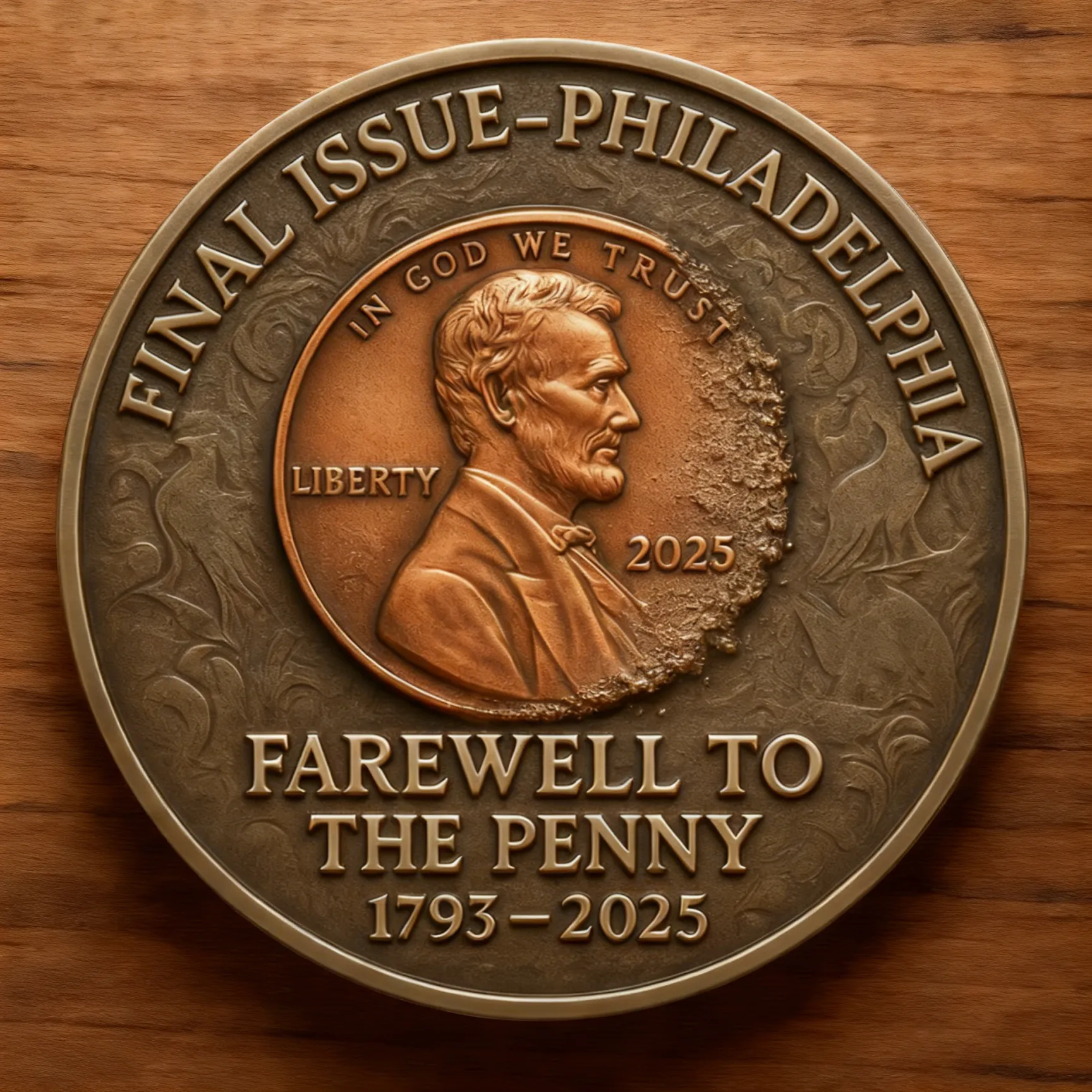 Lincoln Final Penny – 11/12 Philadelphia Mint Limited Edition Collectible Coin