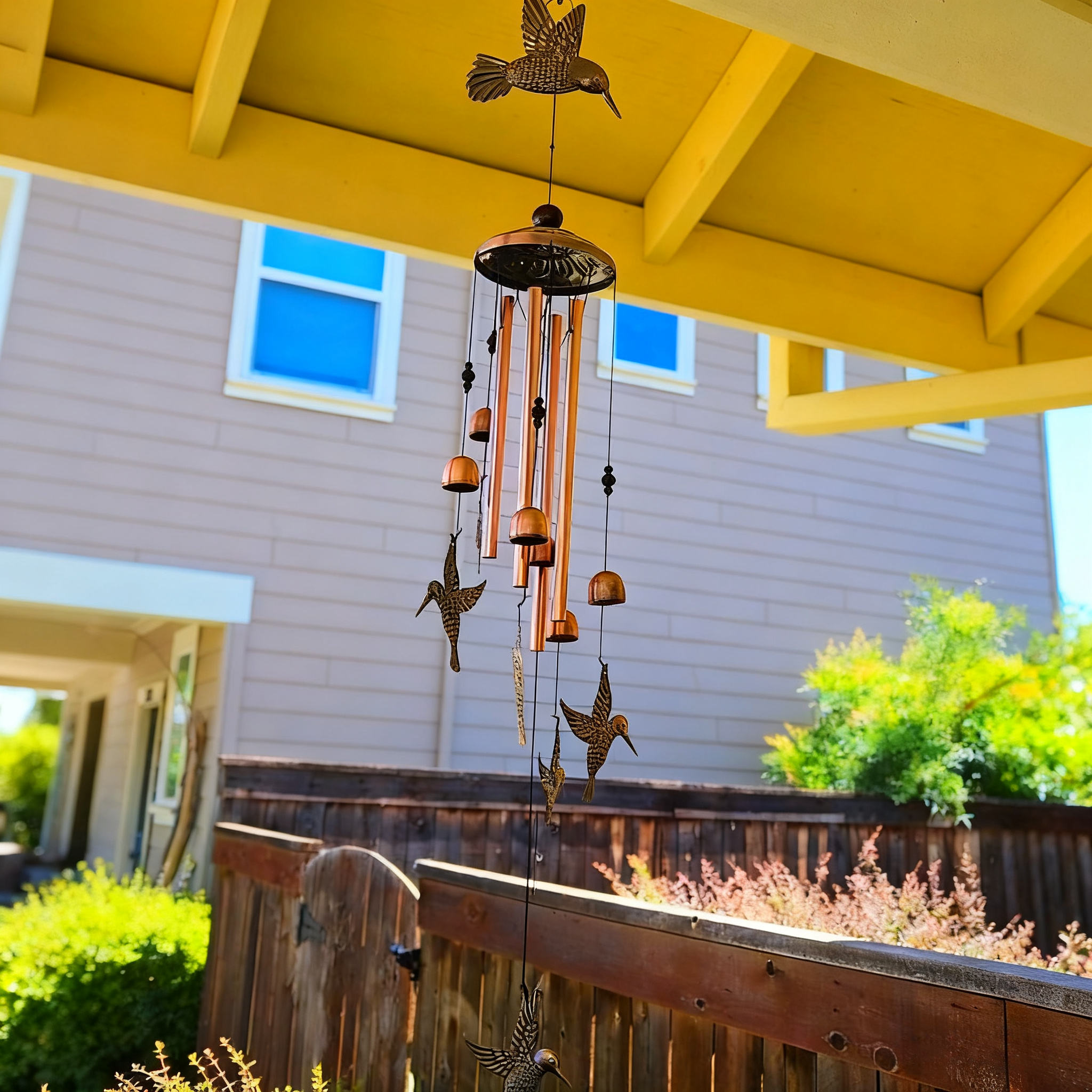 Hummingbird Wind Chimes-Retro Aluminum Bird Windchimes🐦