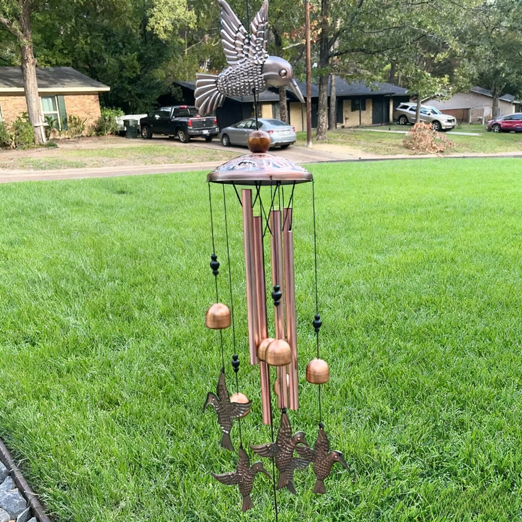 Hummingbird Wind Chimes-Retro Aluminum Bird Windchimes🐦