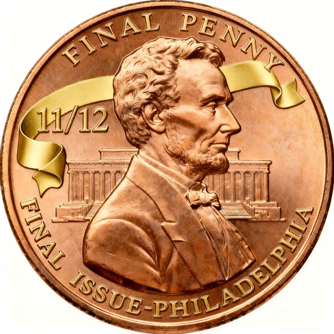 Lincoln Final Penny – 11/12 Philadelphia Mint Limited Edition Collectible Coin
