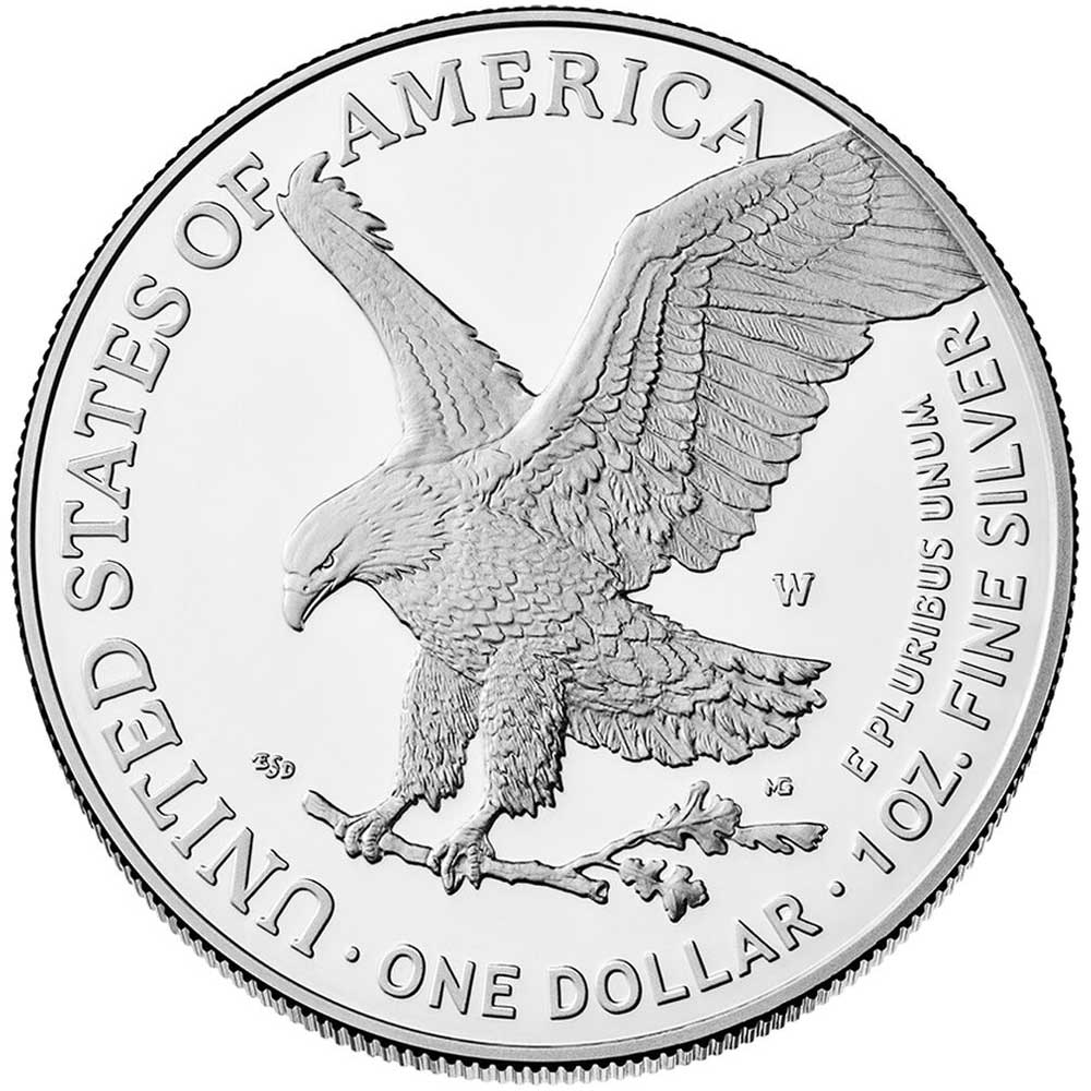 2025-2020 American Silver Eagle Coin 1-Oz BU PCGS MS70 First Strikes