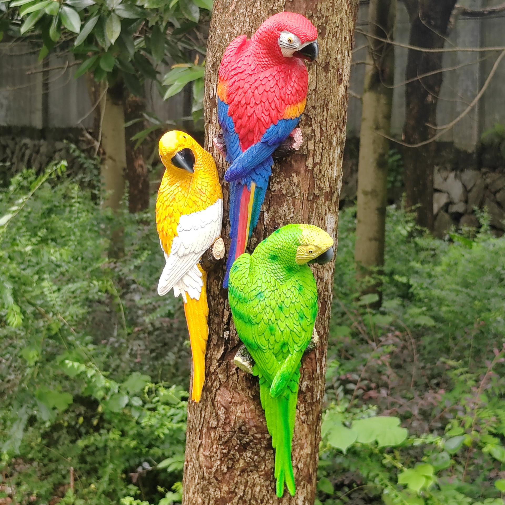 🦜Hand-carved Lifelike Parrot Sculpture