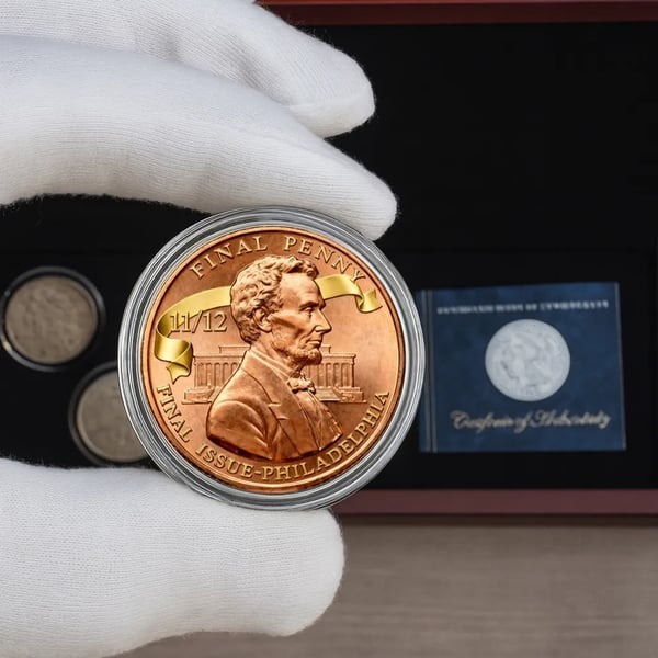 ⏰Lincoln Final Penny – 11/12 Philadelphia Mint Limited Edition Collectible Coin