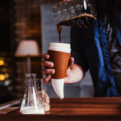 Creative Goat Horn Stainless Steel Coffee Mug