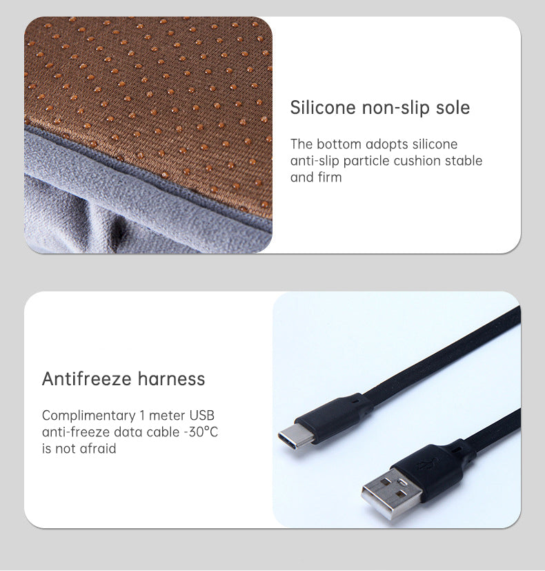 3 Setting USB Electric Heated Warm Cushion Heating Pad