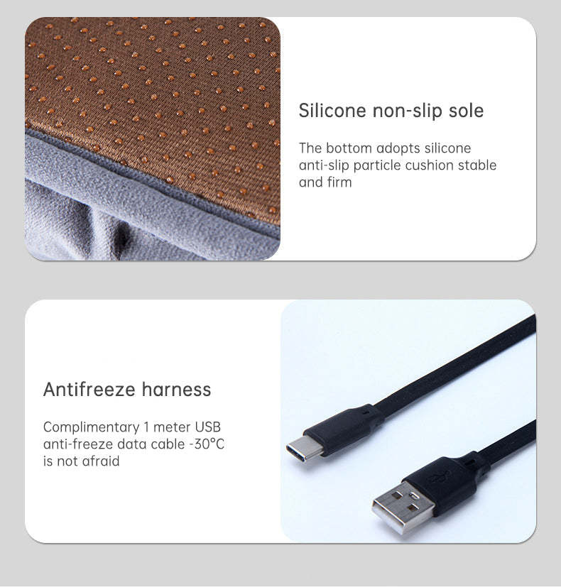 3 Setting USB Electric Heated Warm Cushion Heating Pad