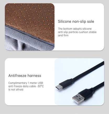 3 Setting USB Electric Heated Warm Cushion Heating Pad