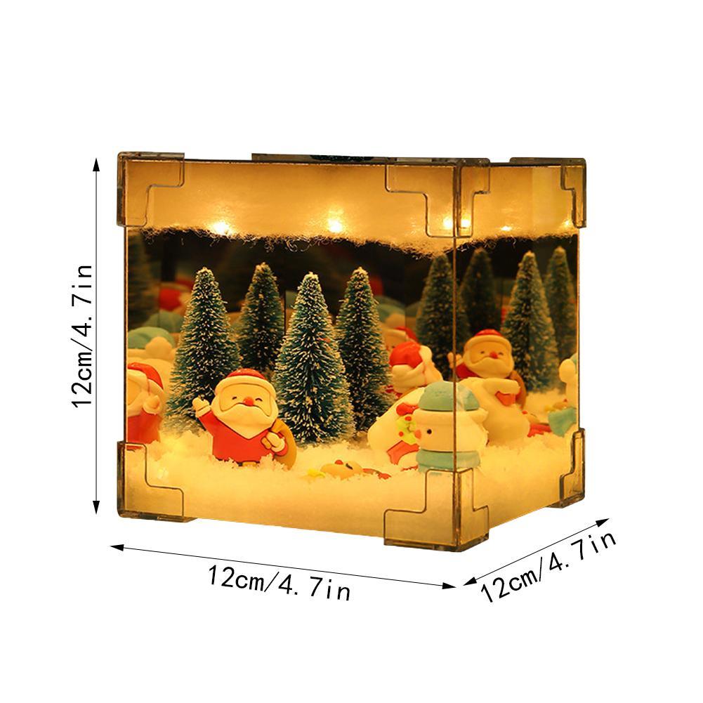 DIY LED Christmas Cube Night Light 