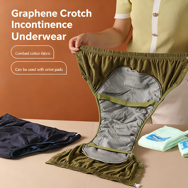 Leak-Proof Cotton Adult Diaper – Washable & Comfortable Incontinence Underwear