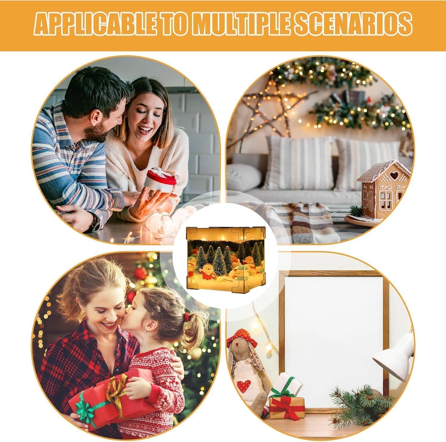 DIY LED Christmas Cube Night Light 