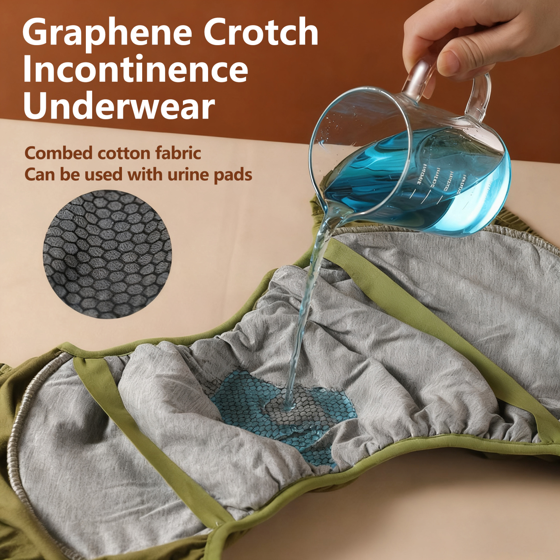 Leak-Proof Cotton Adult Diaper – Washable & Comfortable Incontinence Underwear