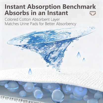 Leak-Proof Cotton Adult Diaper – Washable & Comfortable Incontinence Underwear