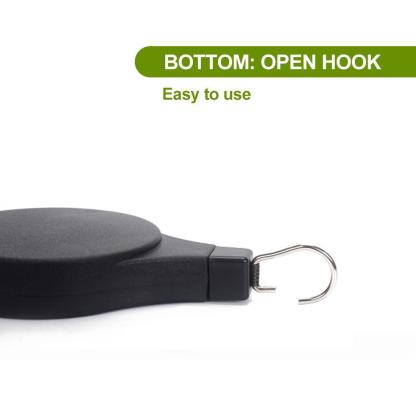 Retractable Hook For Garden Baskets Pots