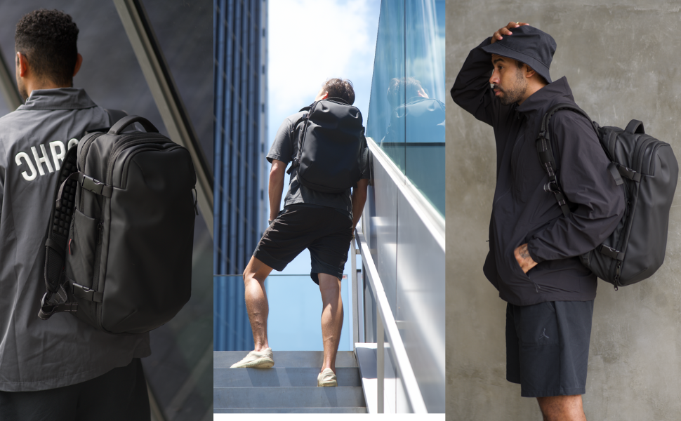 airpack backpack with vacuum packing vacback backpack