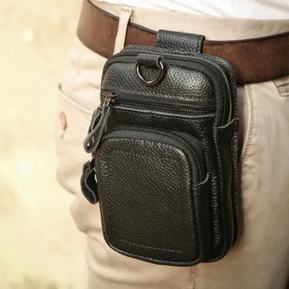 🎁2024 Best Father's Day Gift ❤Outdoor Large Capacity Men's Mobile Phone Waist Bag
