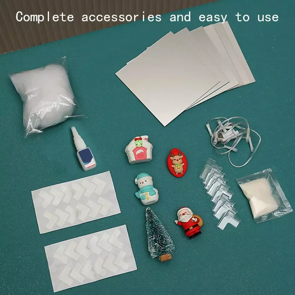 DIY LED Christmas Cube Night Light 