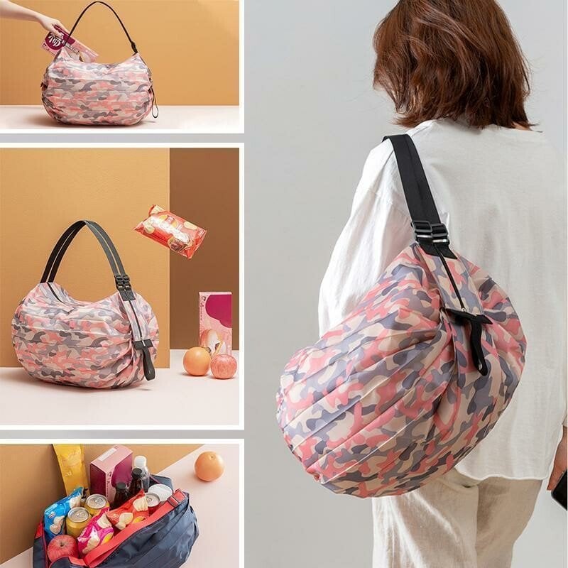 Foldable Travel One-shoulder Portable Shopping Bag🛍