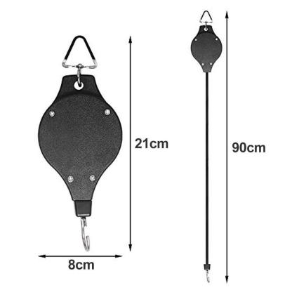 Retractable Hook For Garden Baskets Pots