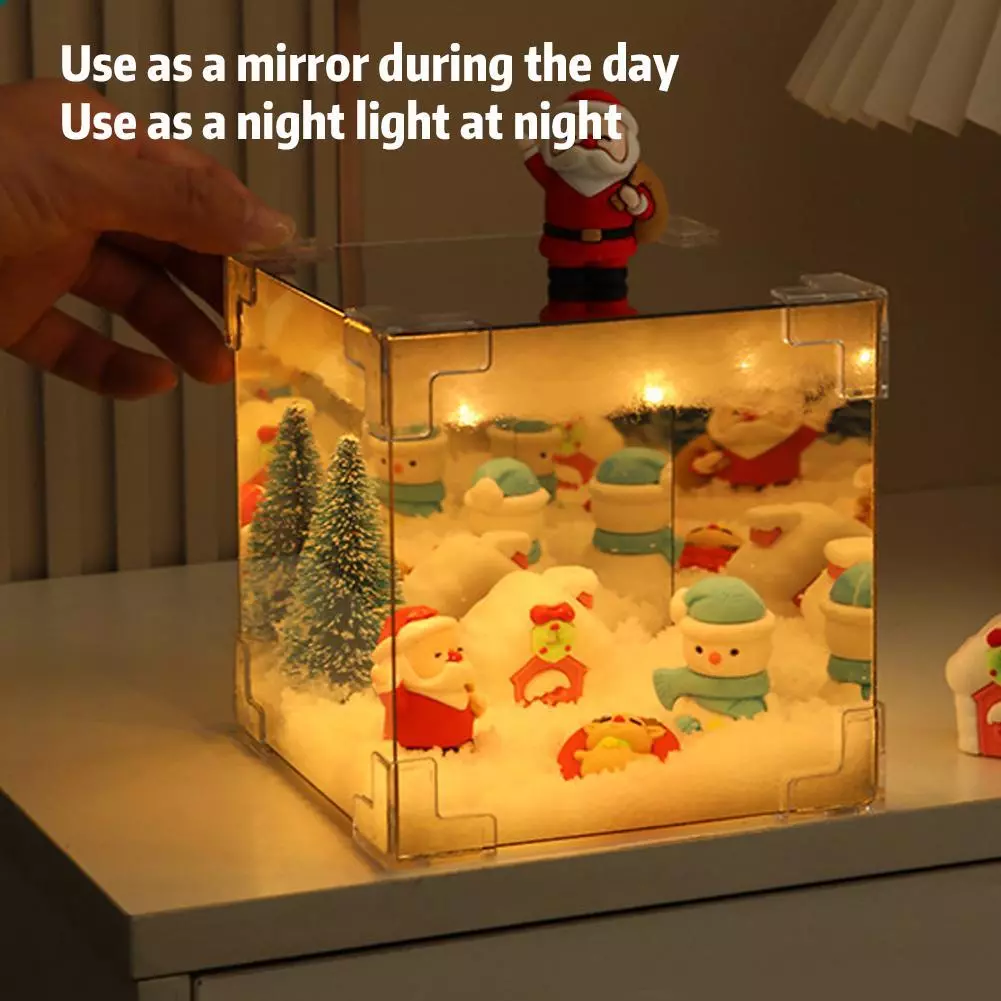 DIY LED Christmas Cube Night Light 