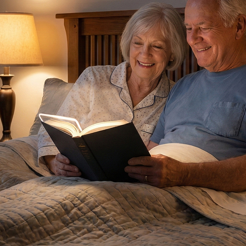✨Ultra-Slim Rechargeable LED Reading Light – Clear, Bright & Easy on the Eyes