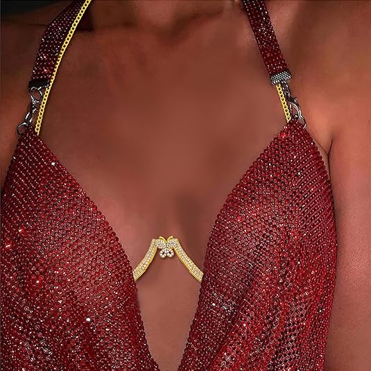 Sexy Body Chain Jewelry Gold Sequins Body Jewelry Layered Bikini Belly Waist Chain Party for Women