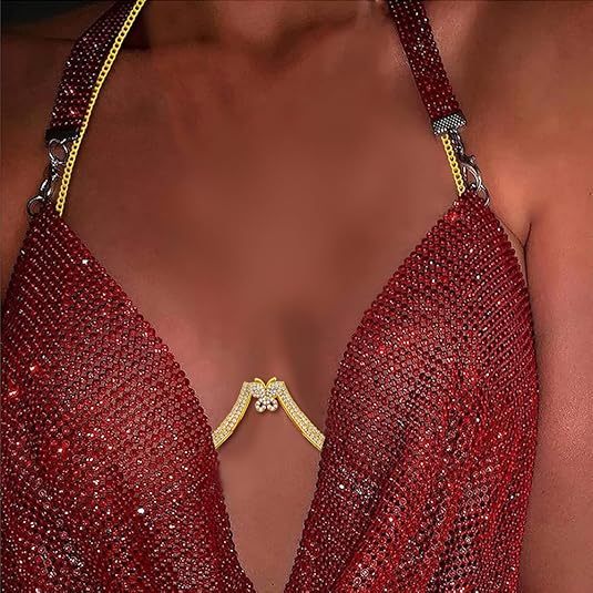 Sexy Body Chain Jewelry Gold Sequins Body Jewelry Layered Bikini Belly Waist Chain Party for Women