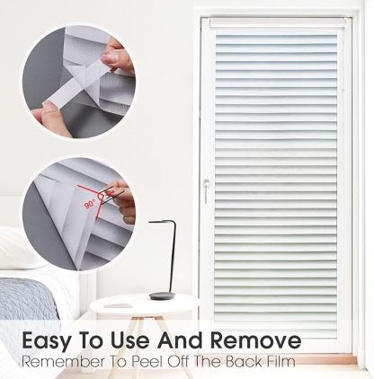 🔥Imitation Blinds One-Way Perspective Glass Film🔥