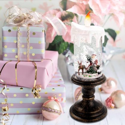 🎅🎄Christmas gift! 💝Candle lamp night light holiday surprise Christmas atmosphere gift🎁