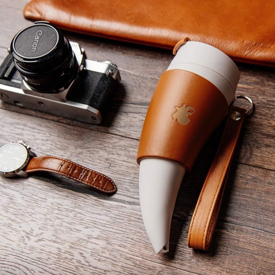 Creative Goat Horn Stainless Steel Coffee Mug