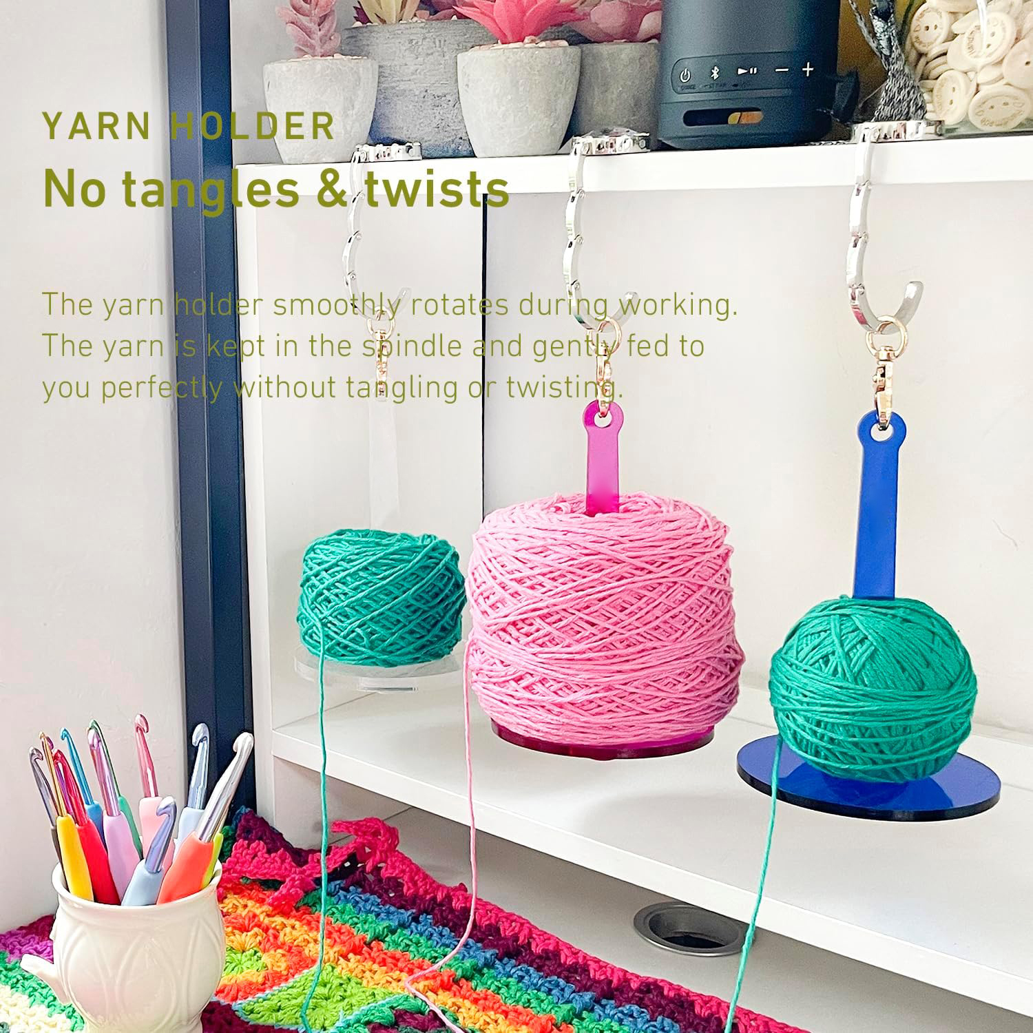 Portable Wrist Yarn Holder