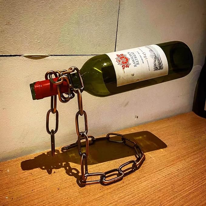 40%OFF🍷The perfect gift for your loved ones🎁Magic Hanging Chain Wine Rack