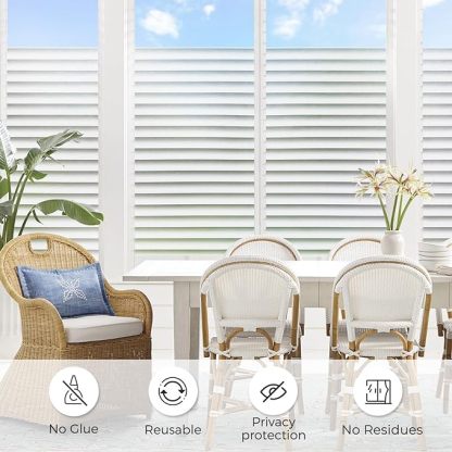 🔥Imitation Blinds One-Way Perspective Glass Film🔥