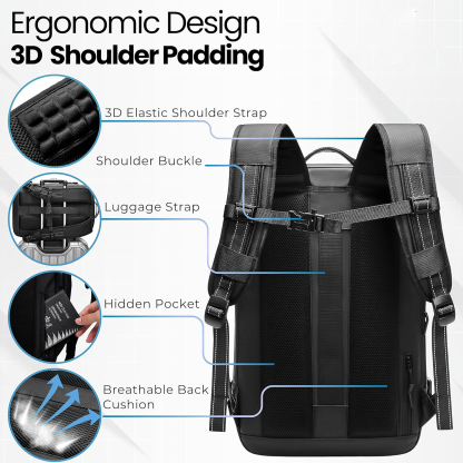 Vacuum Compression Travel Backpack