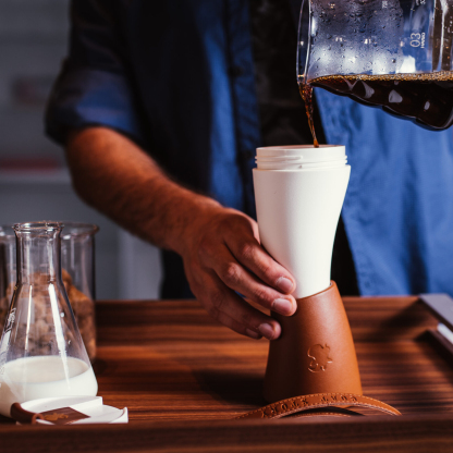 Creative Goat Horn Stainless Steel Coffee Mug