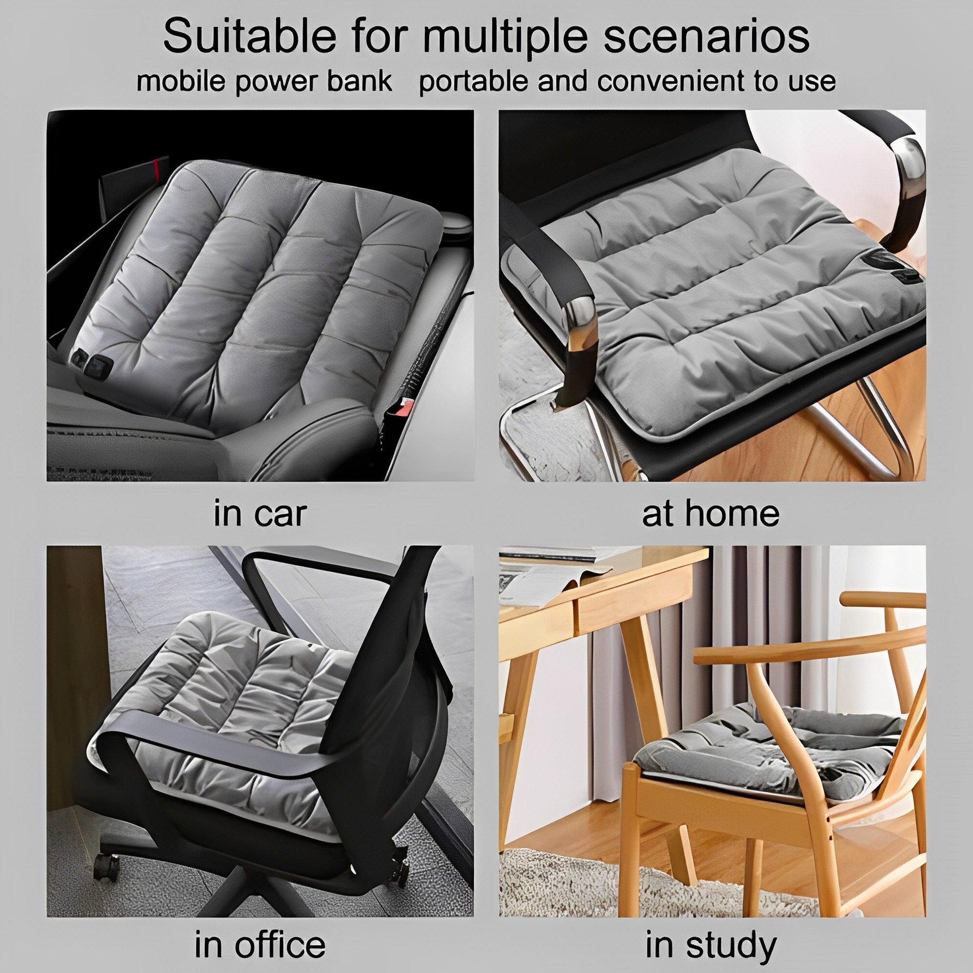 3 Setting USB Electric Heated Warm Cushion Heating Pad