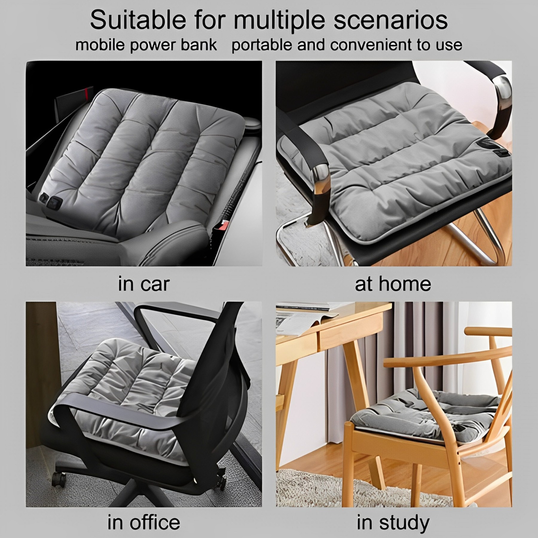 3 Setting USB Electric Heated Warm Cushion Heating Pad