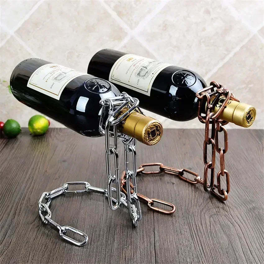 40%OFF🍷The perfect gift for your loved ones🎁Magic Hanging Chain Wine Rack