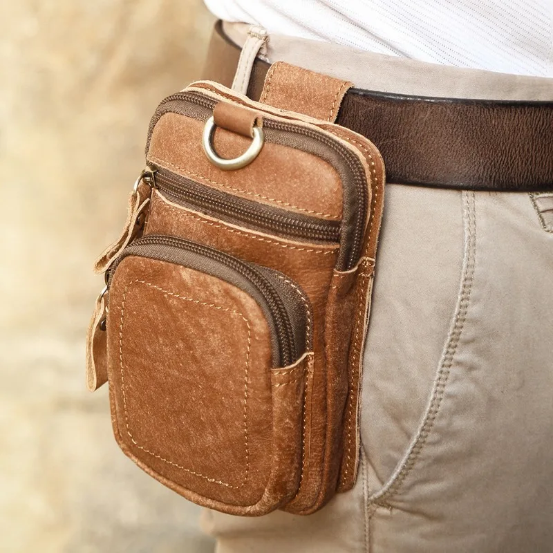 🎁2024 Best Father's Day Gift ❤Outdoor Large Capacity Men's Mobile Phone Waist Bag