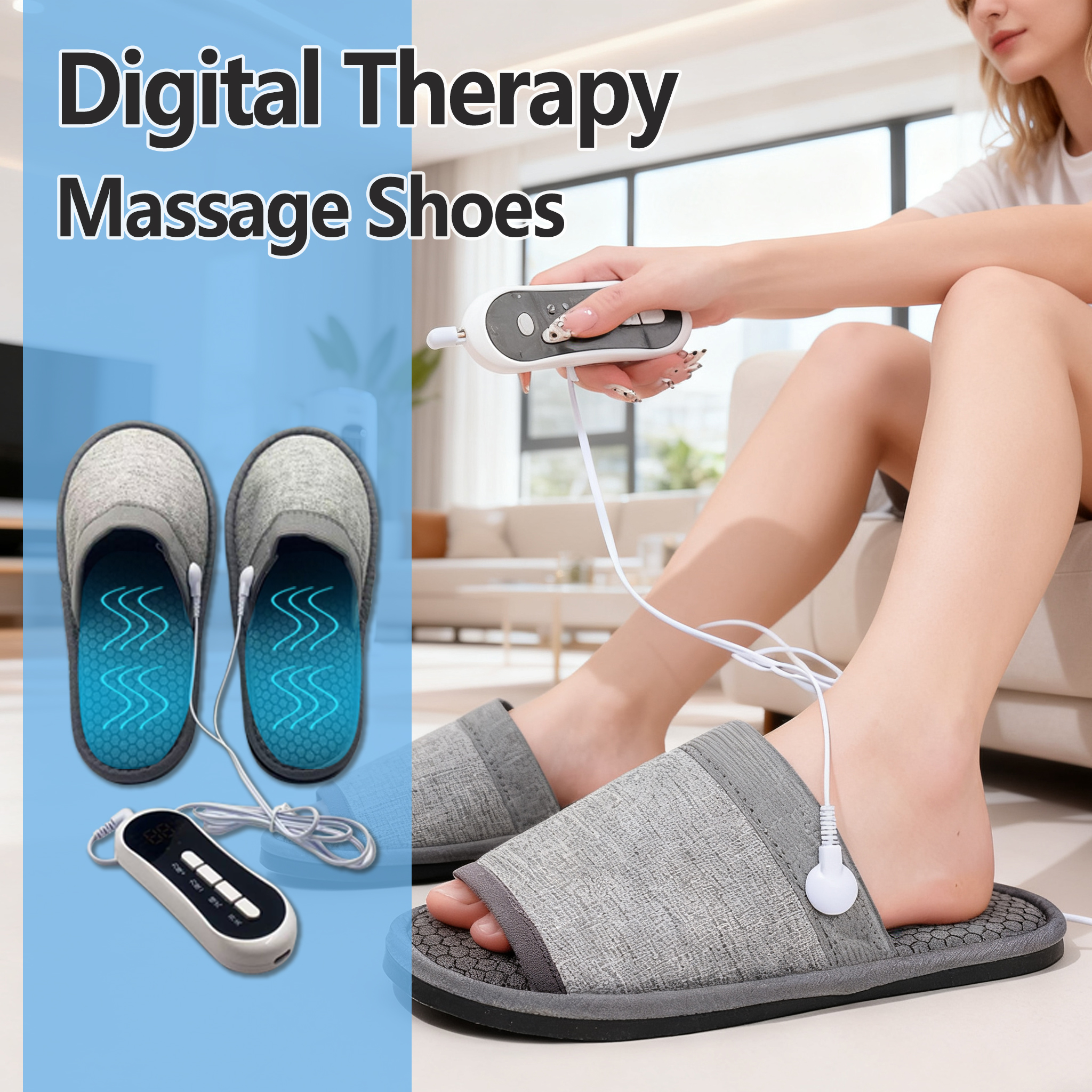 Remote Control Massage Slippers 