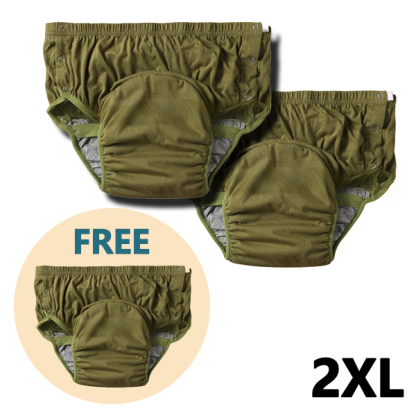 Leak-Proof Cotton Adult Diaper – Washable & Comfortable Incontinence Underwear