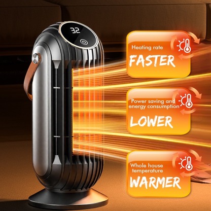 Smart Ceramic Heater with Remote – Fast, Quiet & Adjustable
